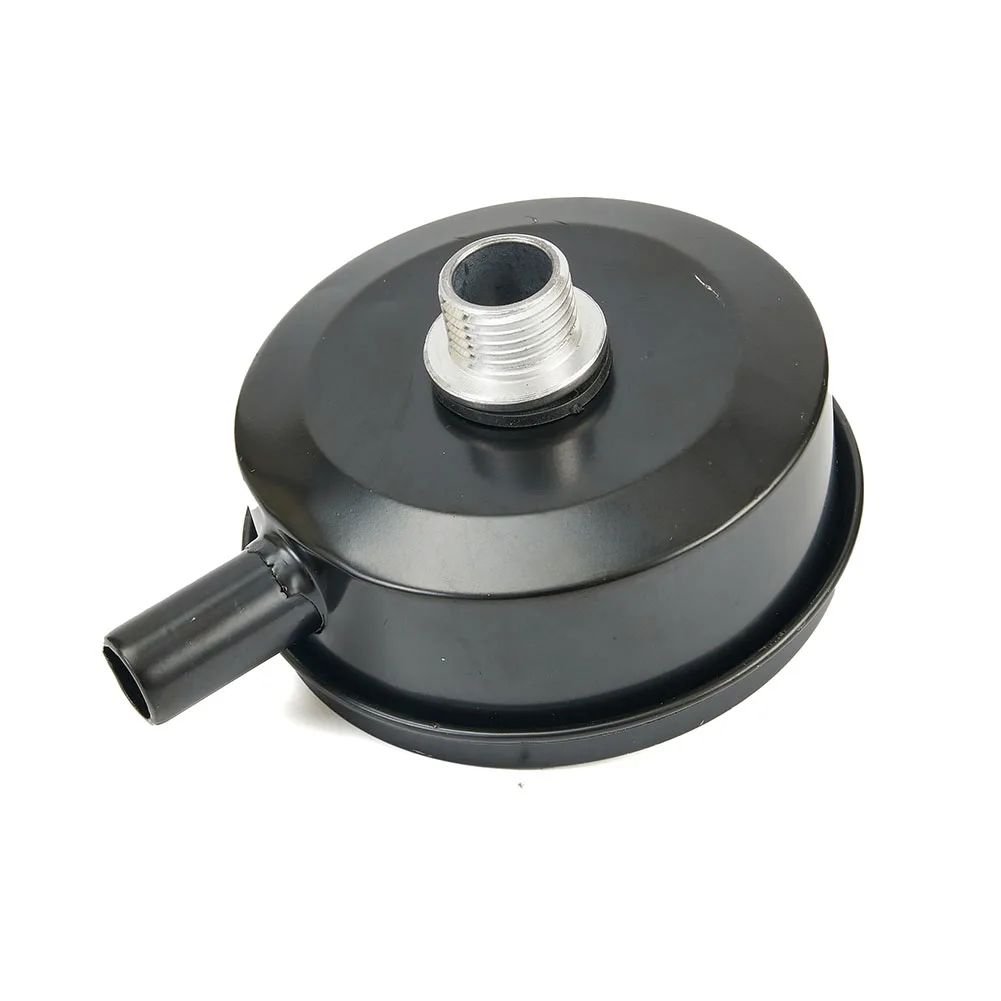 Air Compressor Muffler Intake Filter Noise Muffler Parts Pneumatic Metal Shell Replacement 15.4mm/0.61\