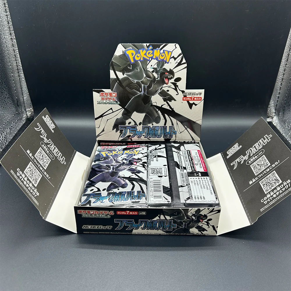 SV11B SV11W Cartoon PTCG Collection Card Card Game Scarlet Violet Expansion Pack Black Bolt Box White Flare Box Child Gifts Toy