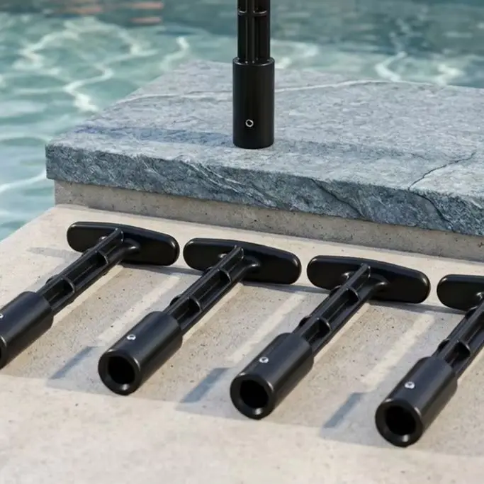 Replacement Push Pull Valve Handle 270134 For Pentair 263052 263053 263078 263079 Black PVC Pool Equipment Accessory