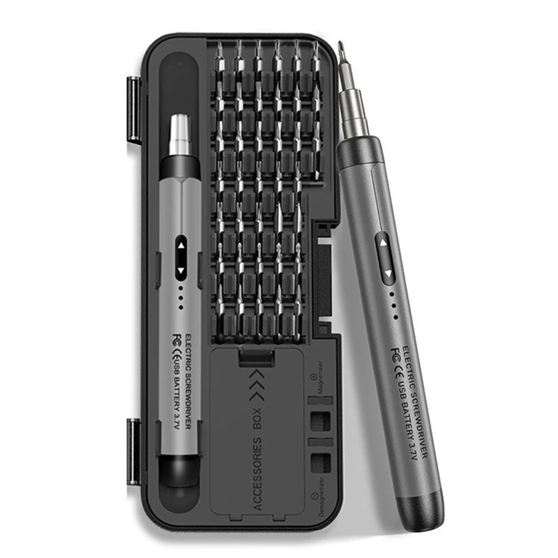 Electric Screwdriver Set Precision Power Tool Kit Rechargeable Wireless Mini Small Bits For Mobile Cell Computer