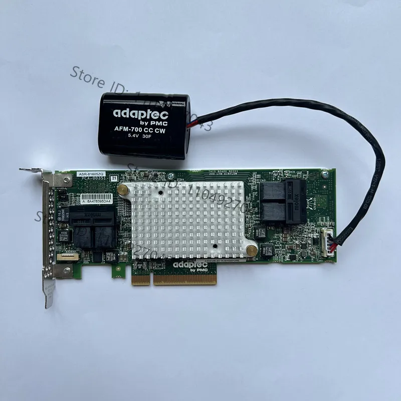 Original Adaptec ASR-81605ZQ 1G cache HBA raid array card expansion card
