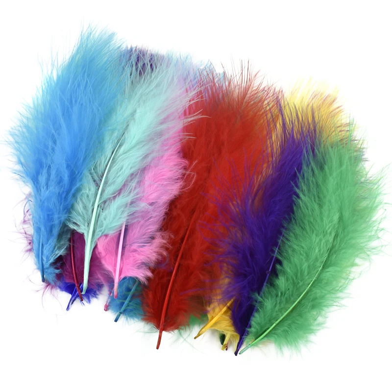 

Fluffy Marabou Feathers for Jewelry Making Handicrafts Turkey Feather Crafts Decor for Clothes Dream Catcher Plumes Decoration