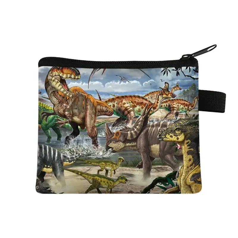 Dinosaur Coin Purse Teenager Wallet Boys Girls Coin Money Bags Little Girls Purses and Handbags Key Credit Card Holder Bag image 5
