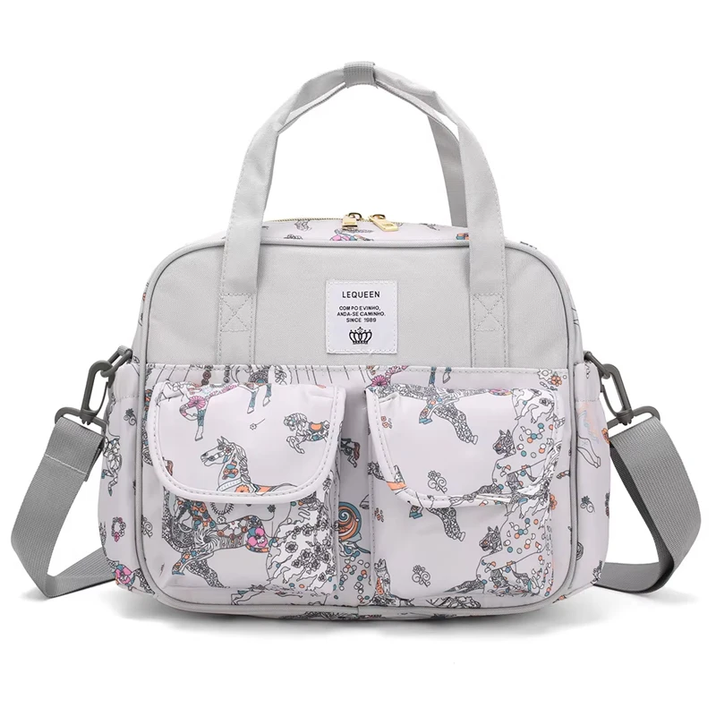 

Baby Diaper Bag Travel Totes Bags Maternity Bag for Hospital Women with Waterproof Hand Luggage Airport Cabin Bags Mom Stroller