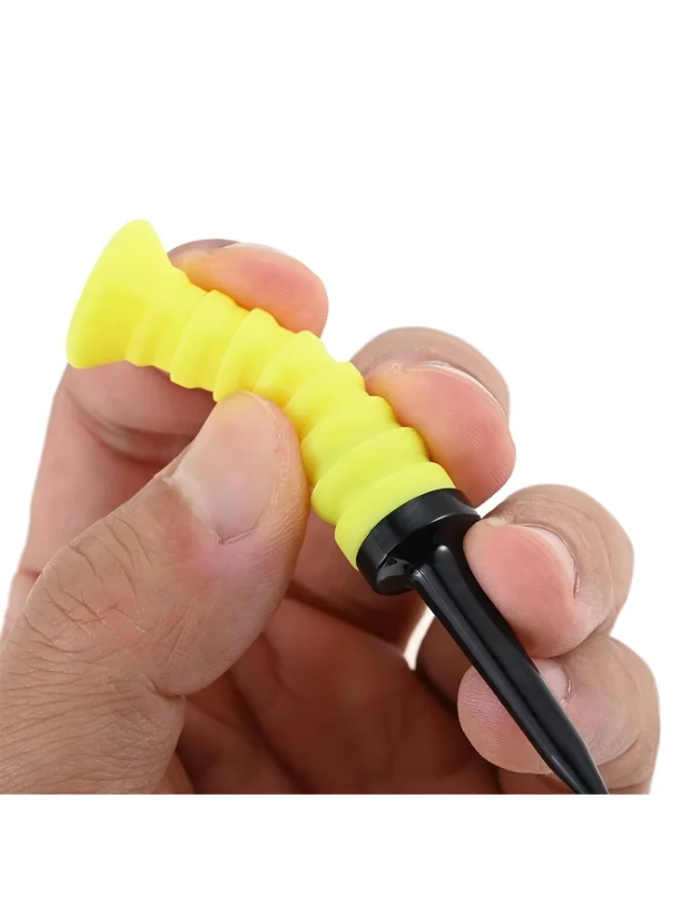 Golf Elastic Limit Tee Soft Rubber Plastic Ball Holder Elastic Resistance Ball Stud Golf Training Practice Golf Outdoor Sport