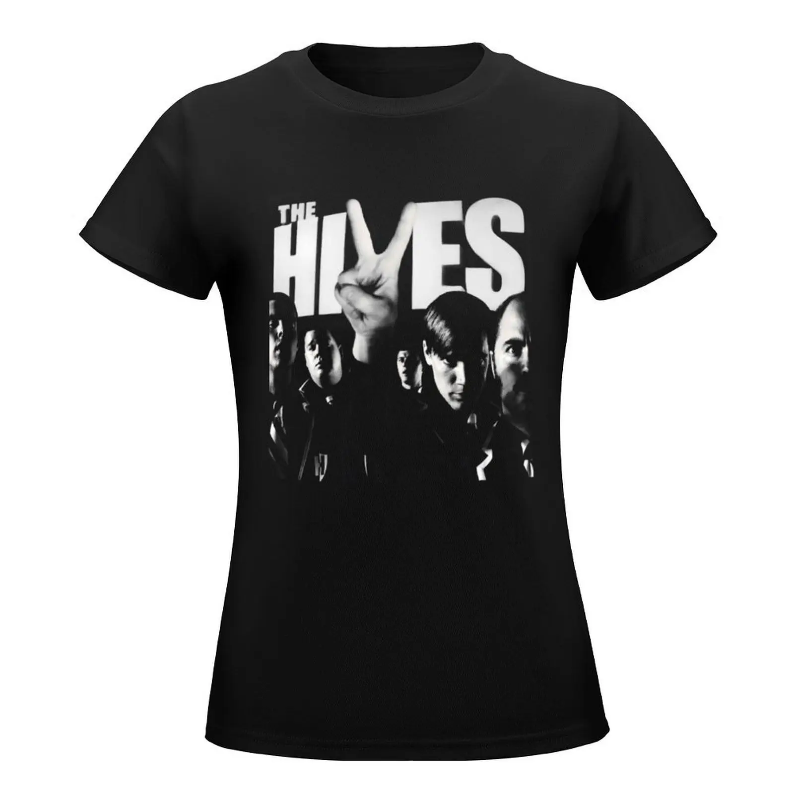 Band the Hives vintage T-Shirt funnys new edition summer blouses woman 2024