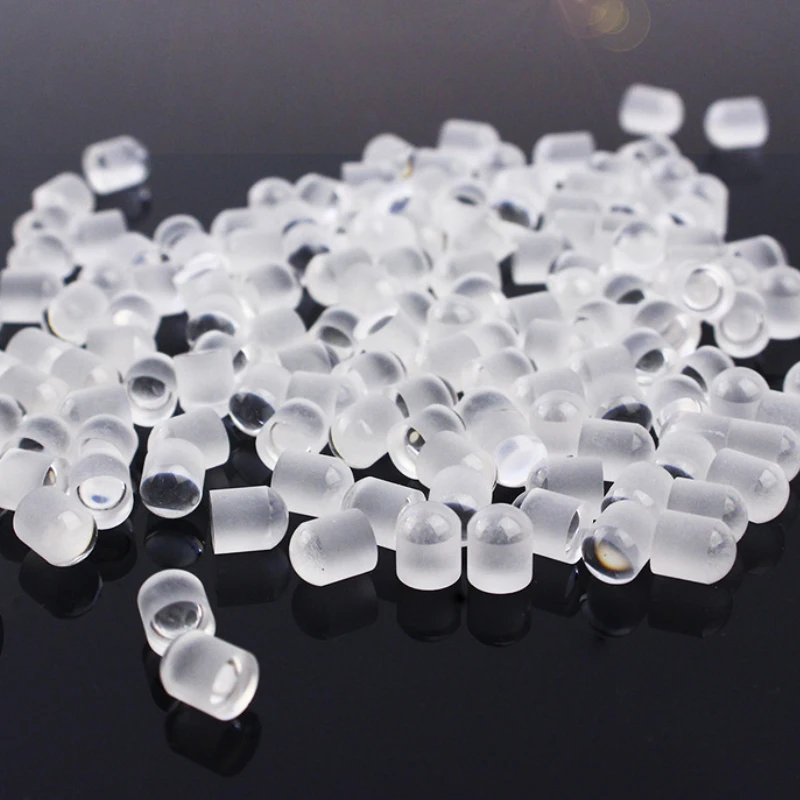 البصرية اللانثانوم الزجاج عدسة أسطوانية عقد دي اي واي العارض عدسة 5 مللي متر قطر 5.8 الارتفاع 50 قطعة