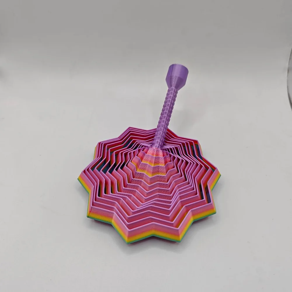 Stress Relief Sensory Fidget Toy Geometric Design Flexible Design Fidget Stars Toy Creativity 3D Printing Model Youth Students