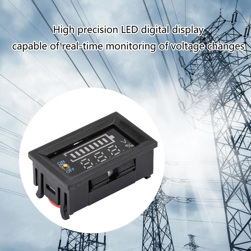367D Accuracy LED Reader Voltmeter for Electronic Hobbyists & Vehicle Modders