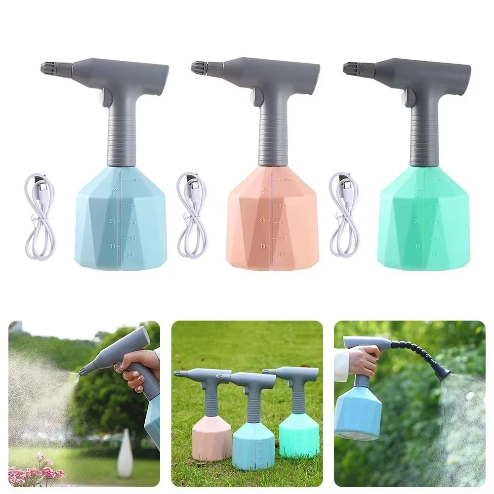 

Portable 1L Electric Garden Sprayer Handheld Leakproof Spray Bottle Agricultural Irrigation Adjustable Watering Can Garden