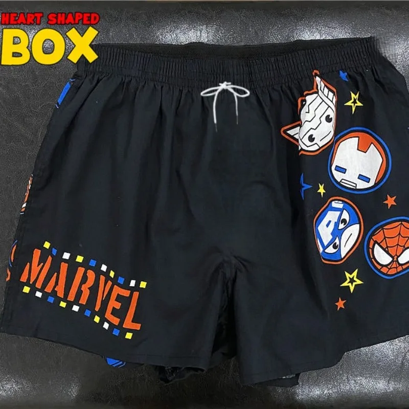 

Домашние шорты Marvel Avengers, шорты для сна, быстросохнущие дышащие повседневные шорты