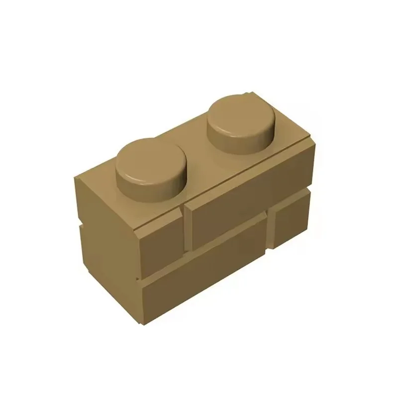 50 pz 98283 Modificato 1x2 Profilo di Muratura Mattoni Collezioni Bulk Modulare GBC Giocattoli Per Tecnico MOC FAI DA TE Building Blocks Compat