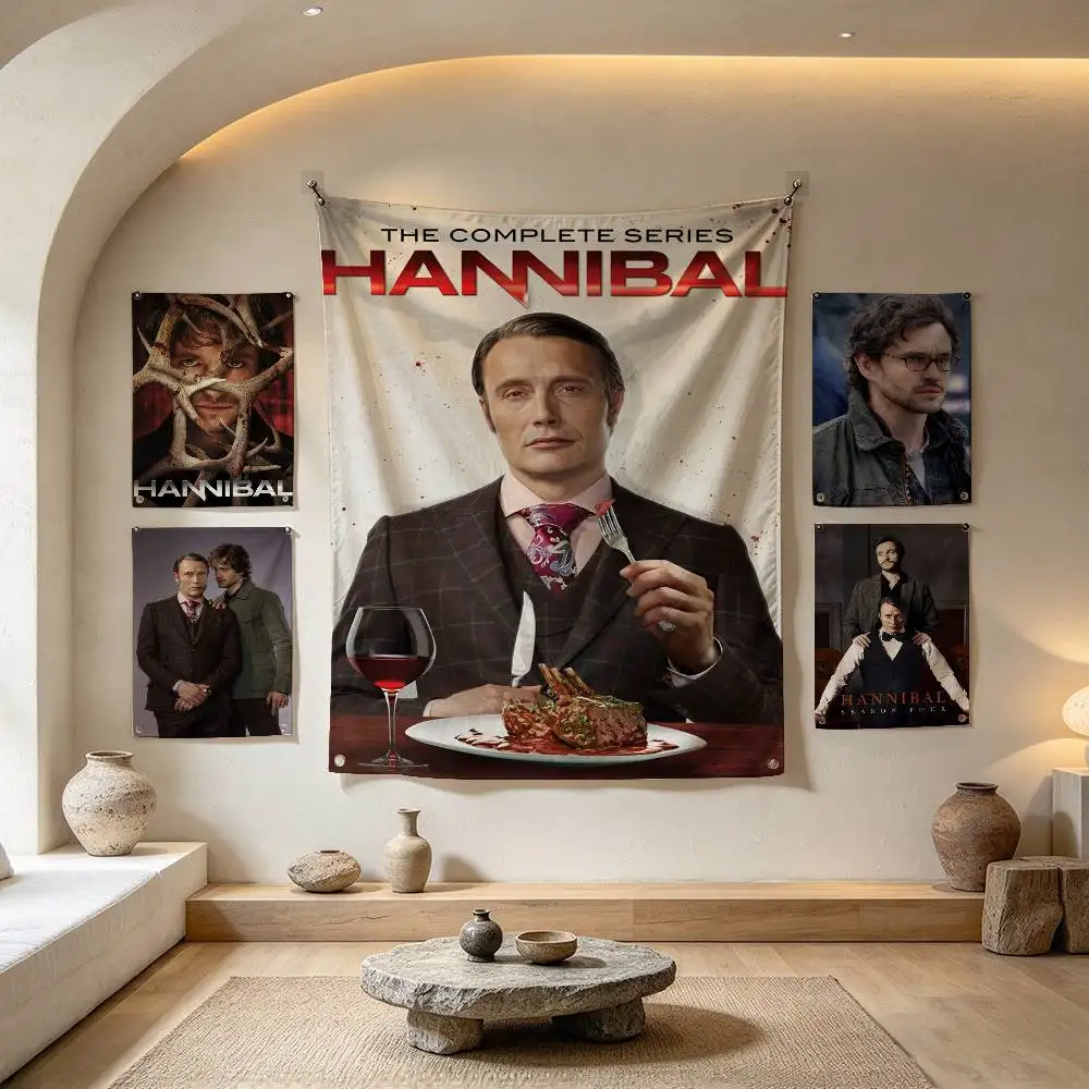 T-TV Series h-Hannibal Flag Suitable For Party Club Outdoor Interior Wall Decoration Banner Fans Gift