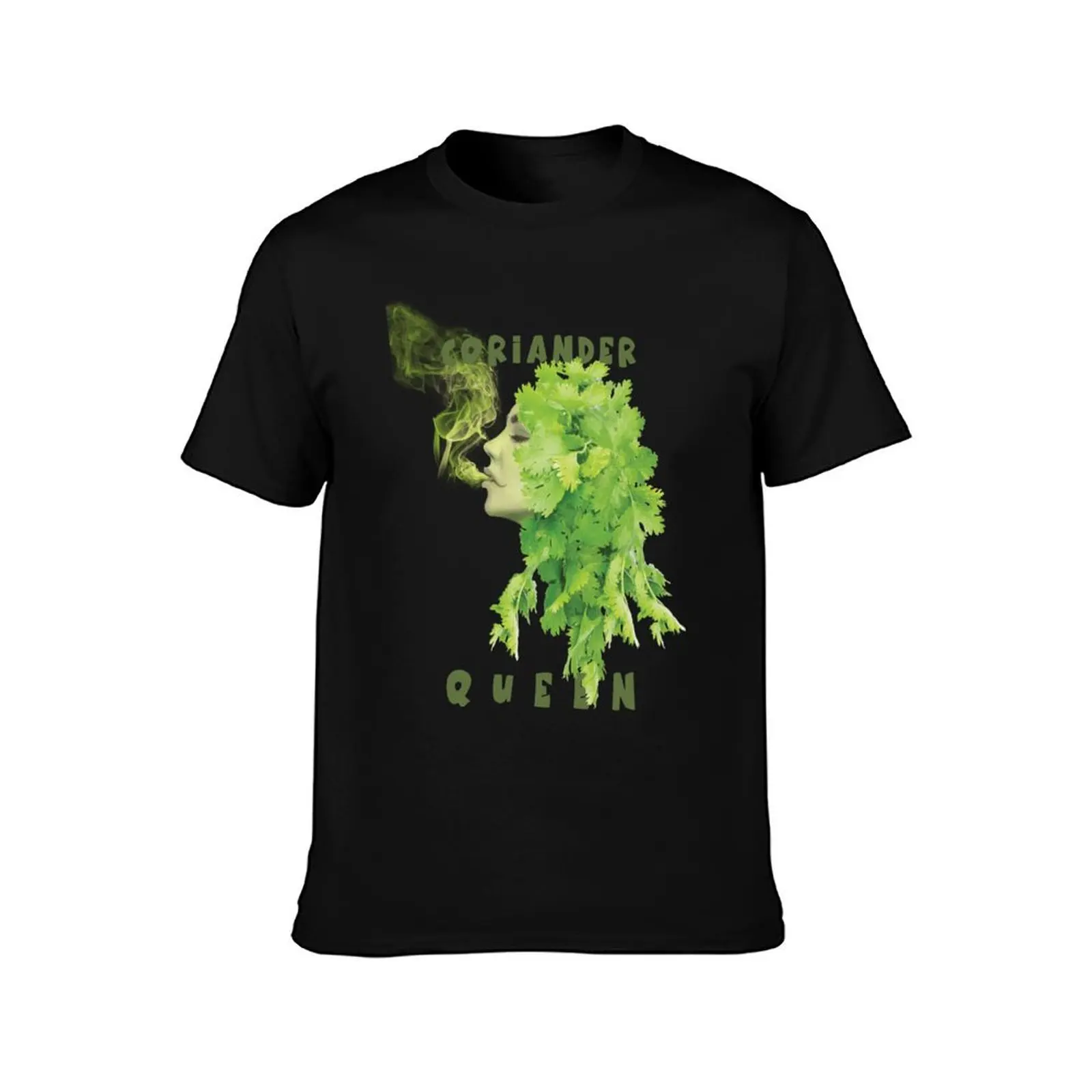 Coriander Queen,Funny Cilantro, Funny Shirts T-Shirt t shirt custom print T-Shirt