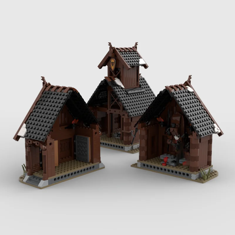 Château médiéval modèle Moc blocs de Construction dieu maison modèle technologie brique bricolage assemblage Construction jouet vacances ensemble cadeaux