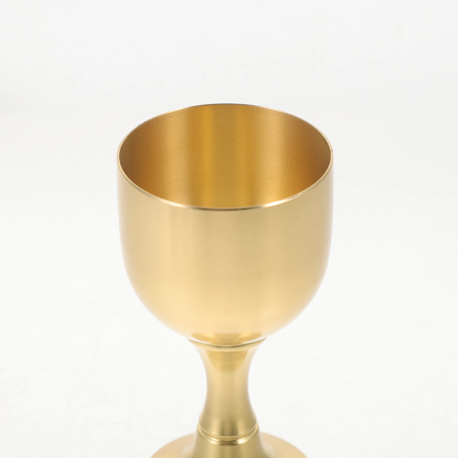 

1pcs Brass Communion Chalice Cup for Church Altar Rituals Lightweight Easy Clean Tea Metal Goblet Drinking Cups