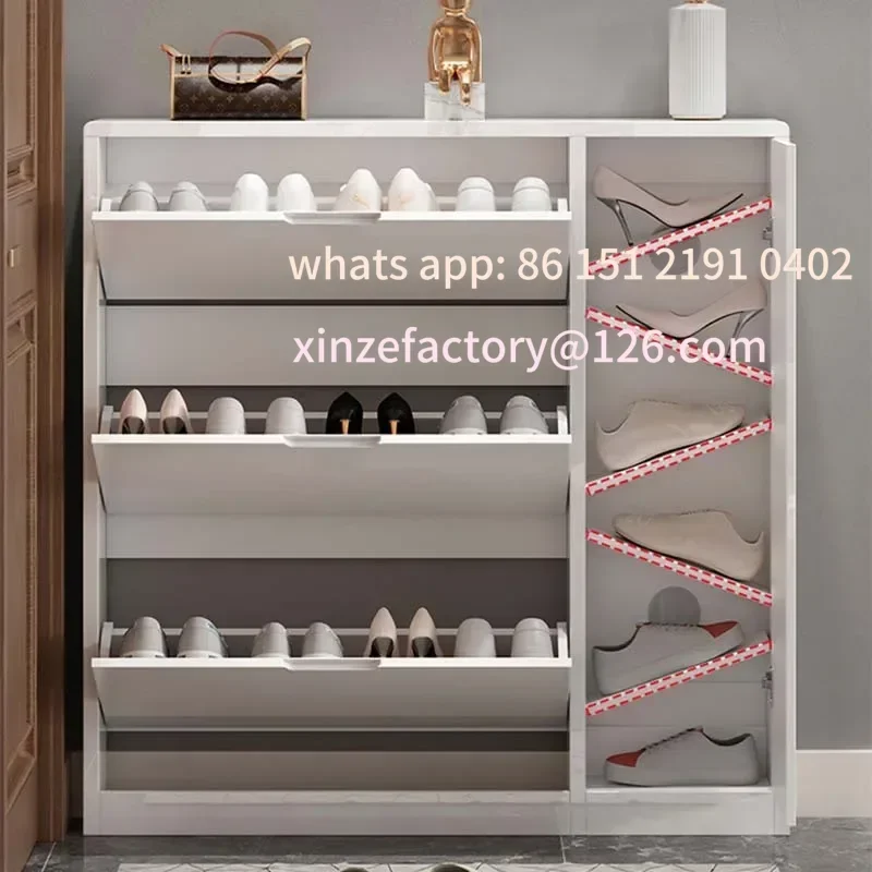 قابل للتخصيص Szafka na Buty Wodoodporna Pi uqna Now Mediatna Drewniana Pypka na Buty Luksusowa Gablota Eksposcyjna M