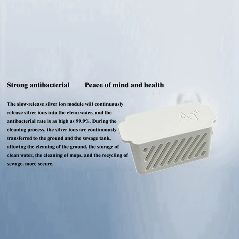 2ชิ้นสำหรับ roborock S8 Pro โมดูลไอออนเงินพิเศษ bacteriostatic สำหรับ S7 Pro อัลตร้า/S7 MaxV อัลตร้า/G10S pro/ P10/G10S/S8 +/S8