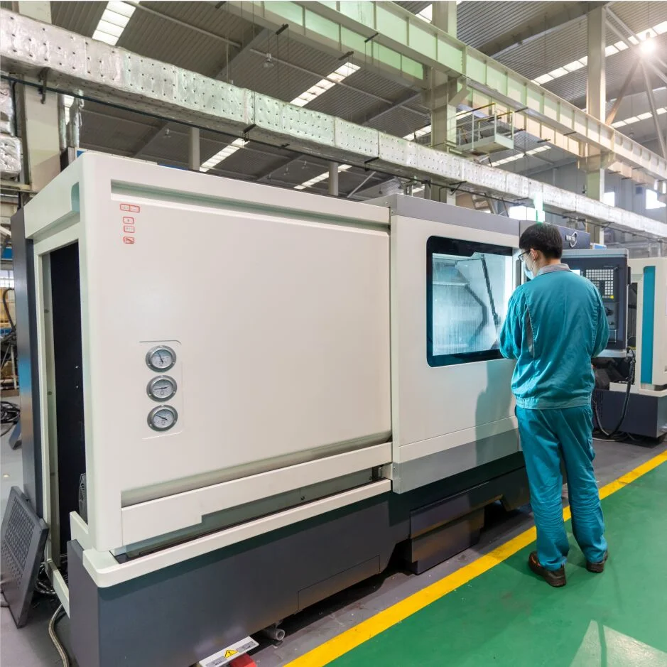 ขายดีที่สุดในรัสเซีย dmtg Dt40ศูนย์หมุนอัตโนมัติพร้อมป้อมปืน12 mesin bubut CNC เตียงเอียงแนวนอน