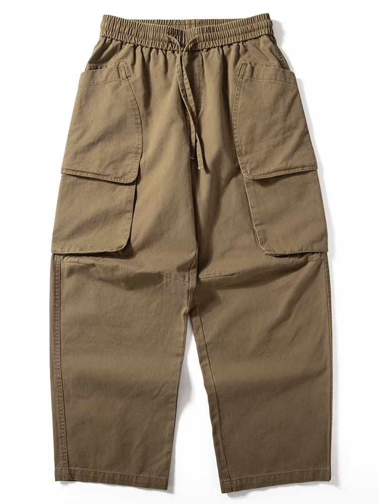 

Men's Workwear Pants Autumn Winter New Sle Waed Cotton Straight Leg ket Pants Casual Comfortable Trousers for Men