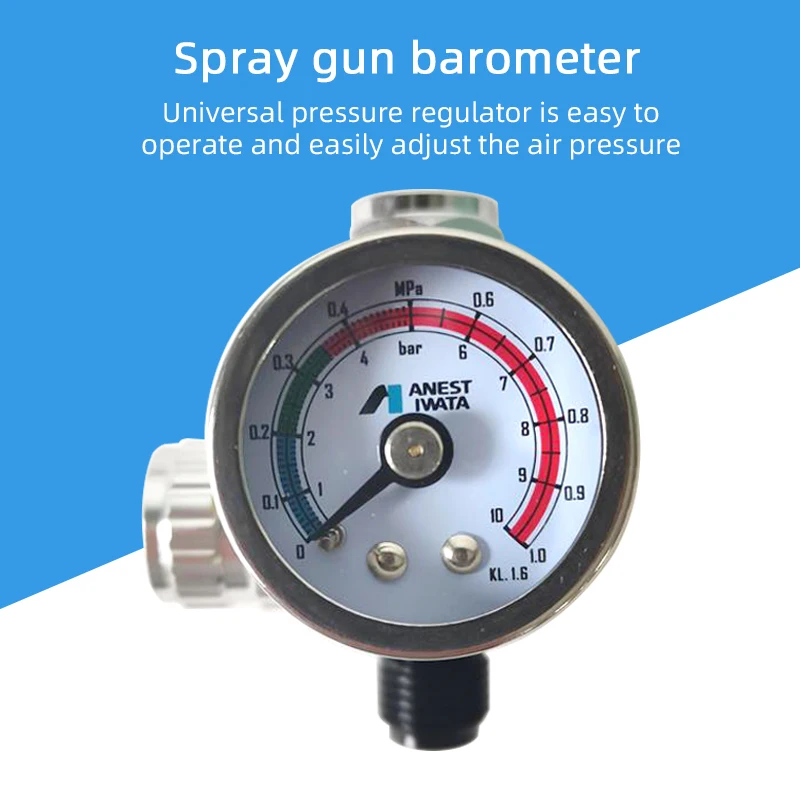 Jepan ANEST IWATA Клапан регулирования давления распылителя Манометр Воздушный хвост Водяная сетка