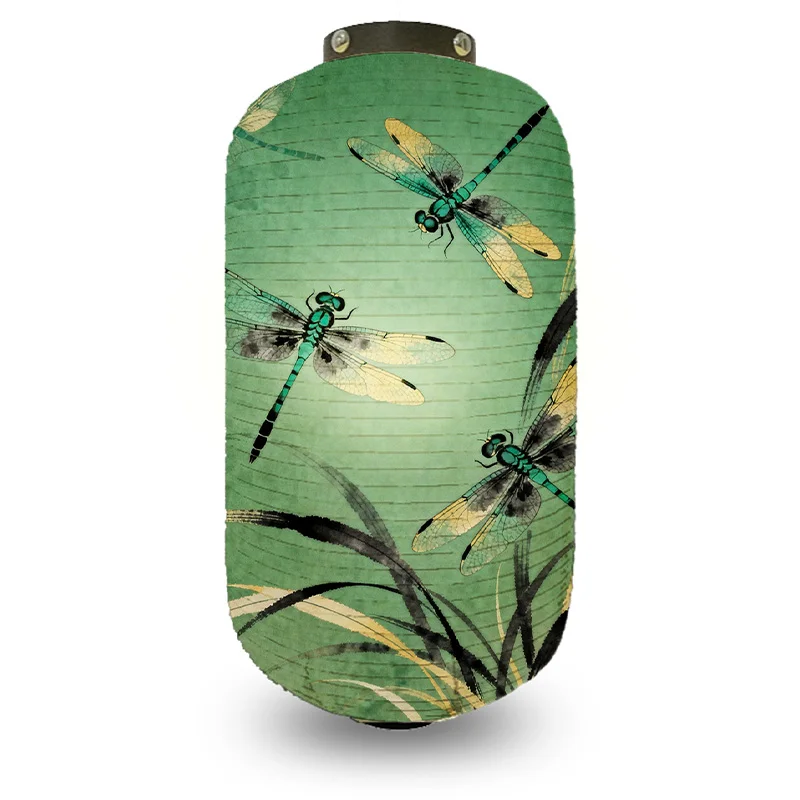 

Japanese Style Antique Sakura Printed Paper Lantern Lampshade For Izakaya Sushi Restaurant Wedding Festival Home Outdoor Decor