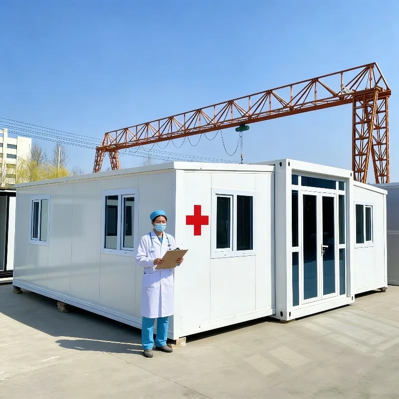 Expandable Container House Prefab Folding Mobile Home Double Wing Steel Structure Fast Assembly Low Cost Prefabricated LiveSpace