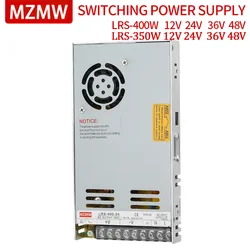 MZMW LRS350 LRS400 Switching Power Supply 350W 400W Single Output AC/DC 12V 24V 36V 48V LRS-3500-5 LRS-350-12 LRS-350-24