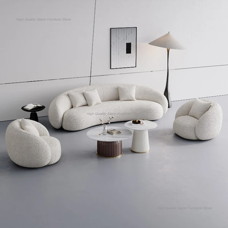 

Современный диван в кремовом стиле, скандинавский креативный диван для зоны отдыха, элитная мебель для дома и офиса, раскладные диваны FYSS