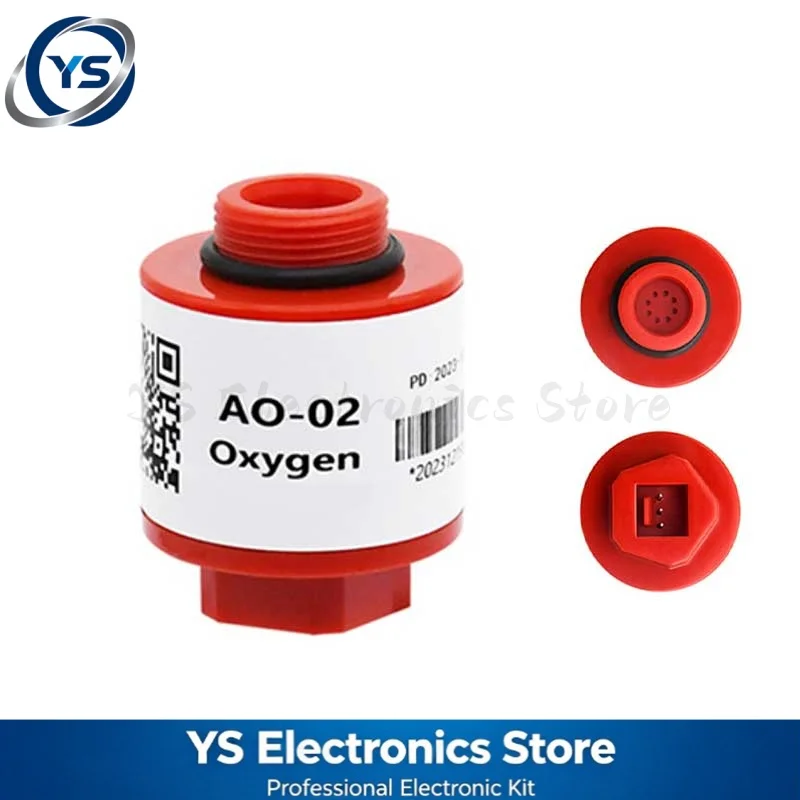 1-5pcs New AO-02 AO2 AA428-210 ASAIR Compatible CiTiceL City O2 Ventilator Oxygen Sensor Oxygen Battery Gas Detector PTB-18.10