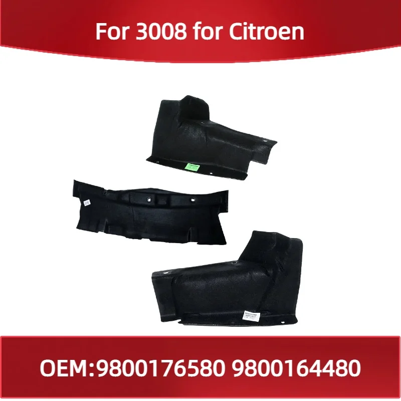 9800176580 9800164480 For Peugeot 3008 for Citroen Windshield wind and sound insulation pad 9800164080