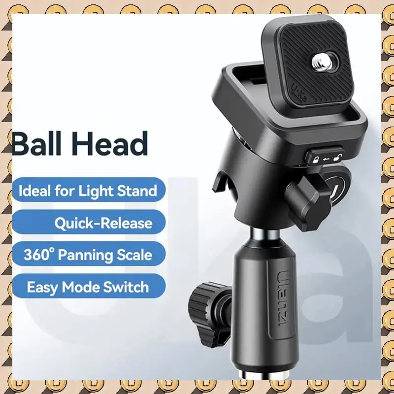 A003 Ulanzi TH02 Uka Cabeza de bola con 360 °   Cámaras Fordslr de conmutación tovertática horizontal de liberación rápida y panorámica