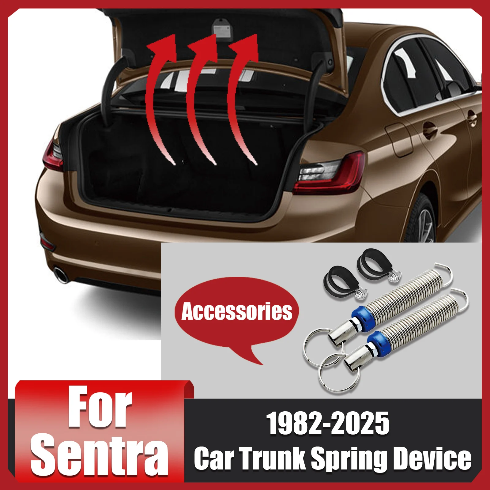 For Nissan Sentra 1982-2025 Trunk Lift Spring Device Sedan Trunk Lifter Trunk Lid Automatic Opening Tool Spring Auto Accessories