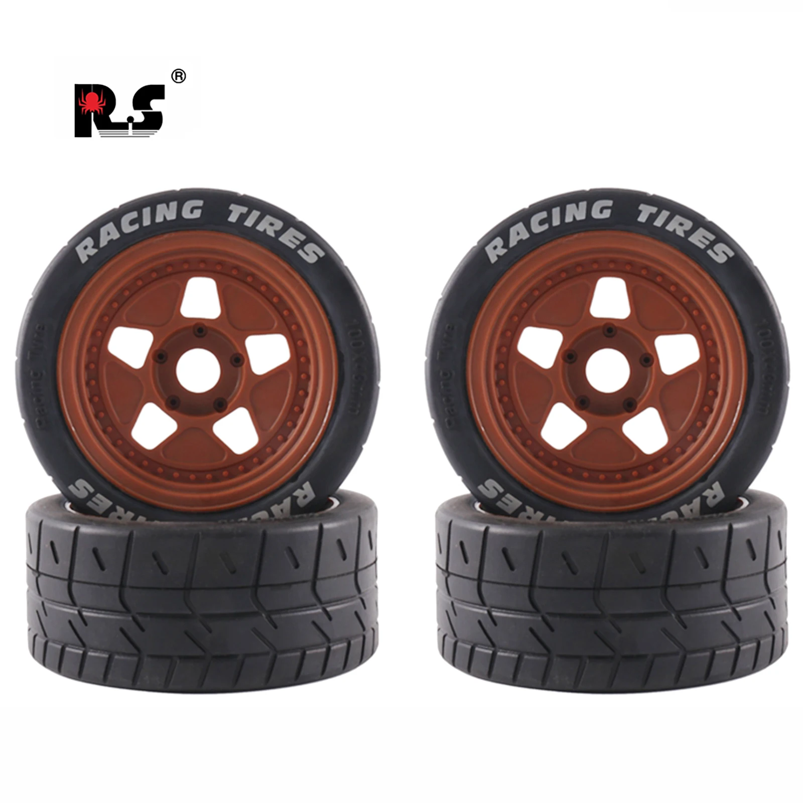 

4Pcs 109*51mm Adapter 17mm Wheel Tires For 1/7 Flat Tire DiameterTire ARRMA Cross Border Firebird F1 KM pull force Number 8585