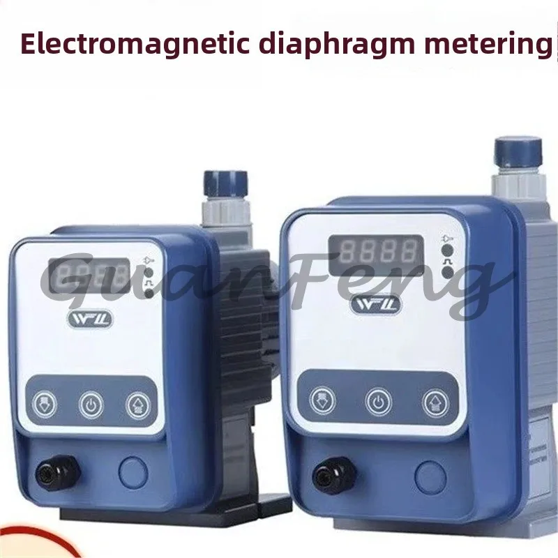 Acid and Alkali Resistant Electromagnetic Diaphragm Metering and Dosing Pump, Used for Industrial Wastewater Treatment