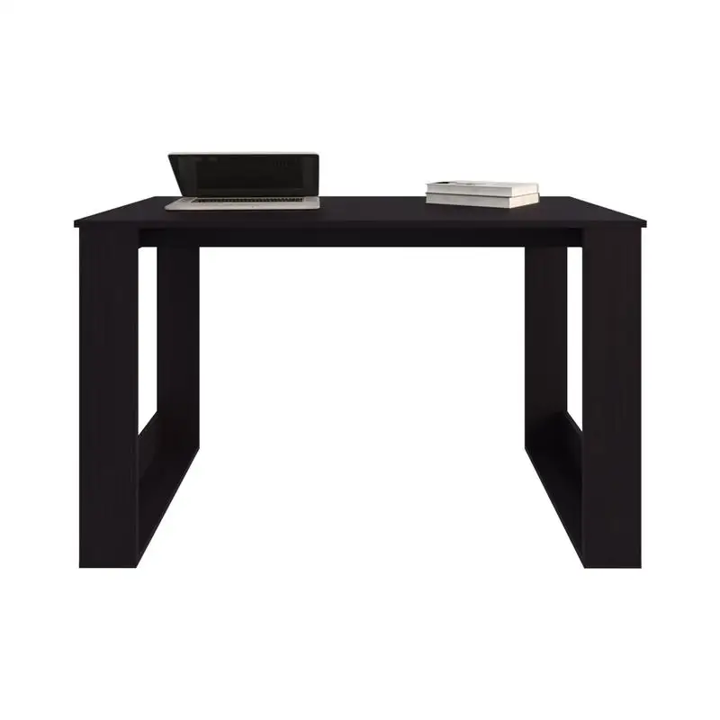 Black Office Computer Desk - Stylish and Functional Workstation