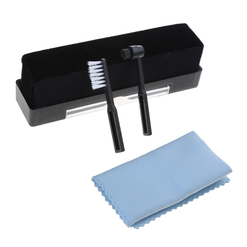 Bộ dụng cụ làm sạch bản ghi Vinyl tiện lợi Phụ kiện làm sạch bàn chải bụi