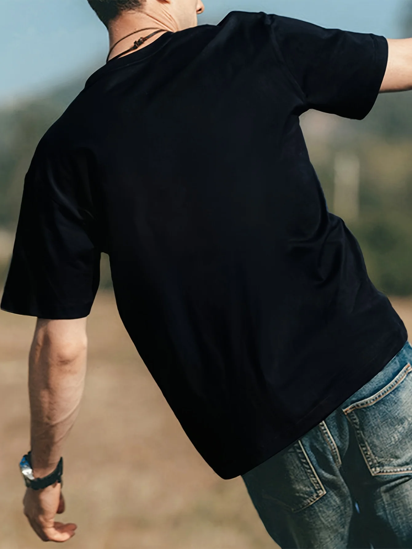 Butter Goods Tempo Men's Black T-Shirt - Soft All-Season Fit, Minimalist Logo  Geometric Print, Casual  Sports Wear, , Collectible  Tee for Gym, Everyday Use (Classic Round Neck)