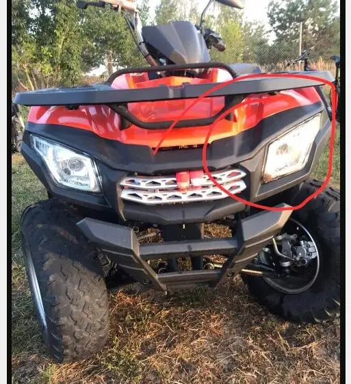 بدلة المصباح الأمامي الأيمن أو الأيسر لـ Loncin 200 ATV/LX200ATV