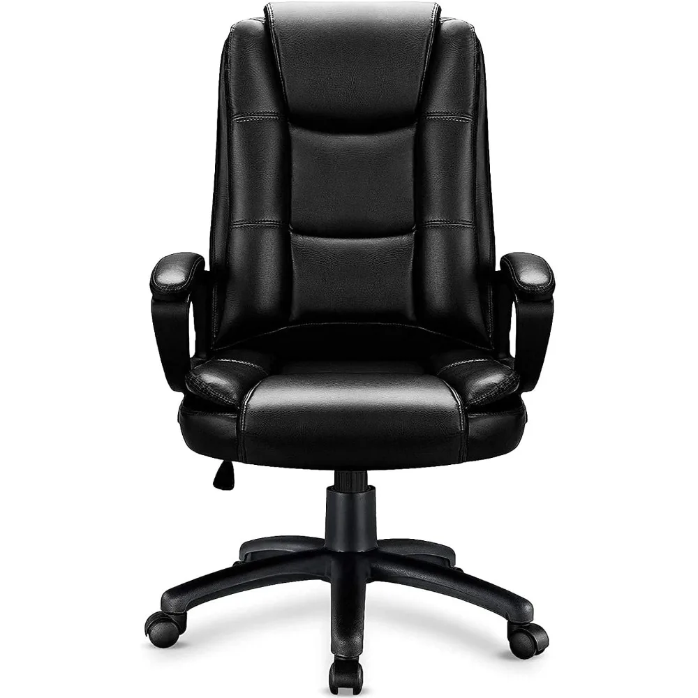 

Home Office Chair, 400LBS Big and Tall Computer Chair Heavy Duty Design, Ergonomic High Back Cushion Lumbar Back Support