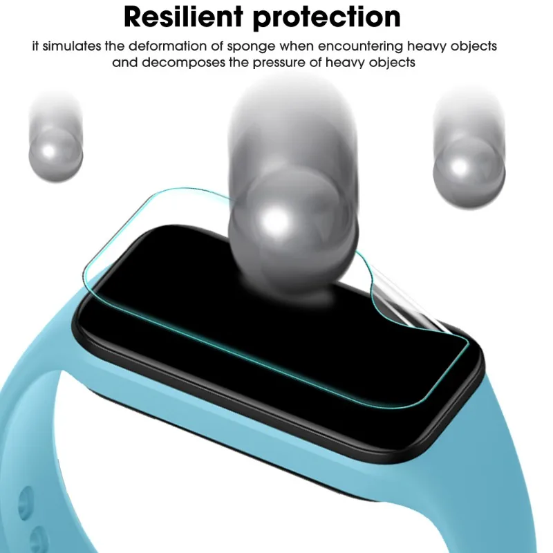 18-3PCS Hydrogel Film for Xiaomi Mi Band 9 Active HD Protective Film Anti-Scratch Screen Protector for Mi Band 9Active Not Glass