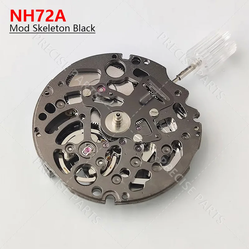 Japanese Brand NH72 Fully Automatic Mechanical Movement NH72 Movement Watch Movement Repair Replacement Parts New  ﻿