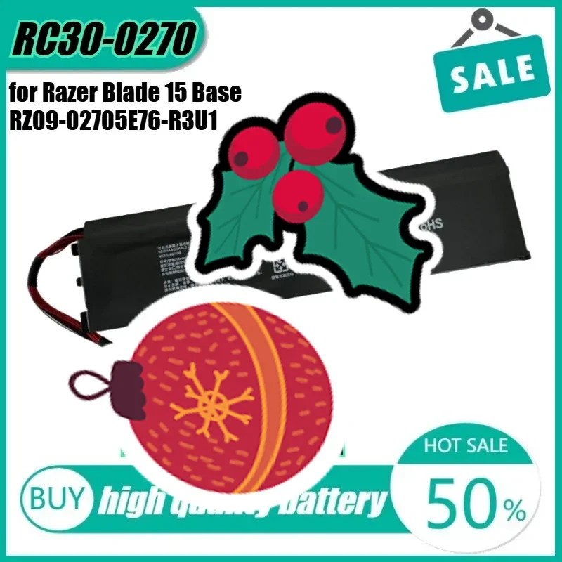 

15.4V 65Wh RC30-0270 Laptop Battery for Razer Blade 15 Base RZ09-02705E76-R3U1 RZ09-03006