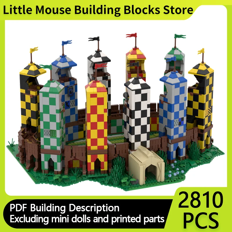 Magical Movie Model MOC Building Bricks Magical World Stadium Modular Technology Gifts Holiday Assemble Children Toys Suit