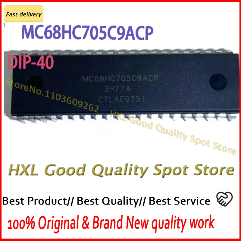 MC68HC705C9ACP MC68HC705C9 Embedded Microcontroller IC DIP-40 1~10PCS
