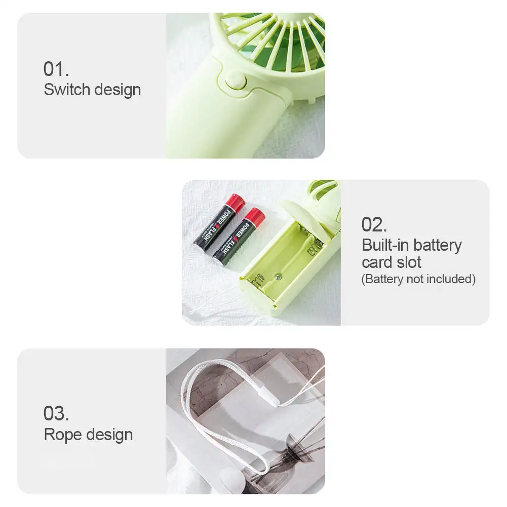 مروحة صغيرة محمولة باليد ، ضوضاء منخفضة ، مروحة كهربائية صغيرة ، مروحة يدوية خفيفة الوزن ، حجم الجيب ، هدية للطلاب ، مروحة خارجية ، لطيفة ،