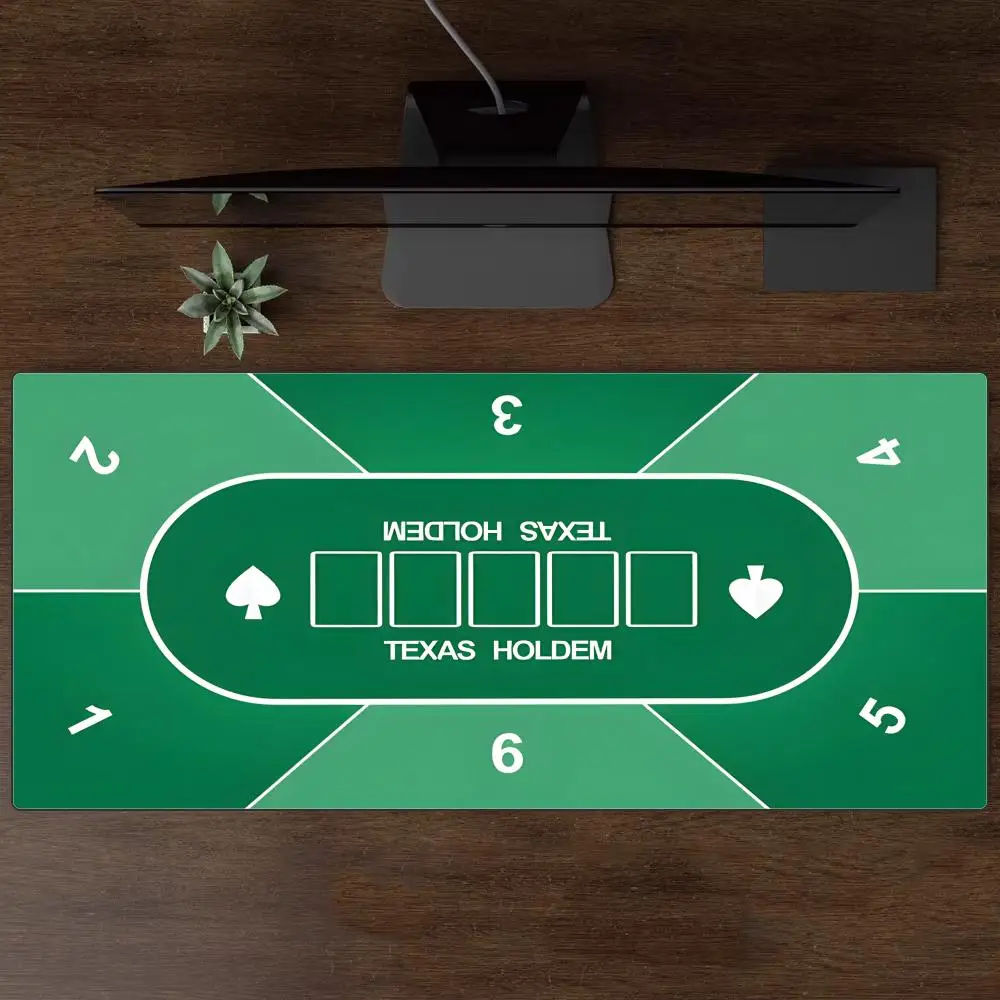 

Коврик для покерного стола Texas Hold 'em, бесшумный и противоскользящий коврик для покерного стола, коврик для игровых аксессуаров