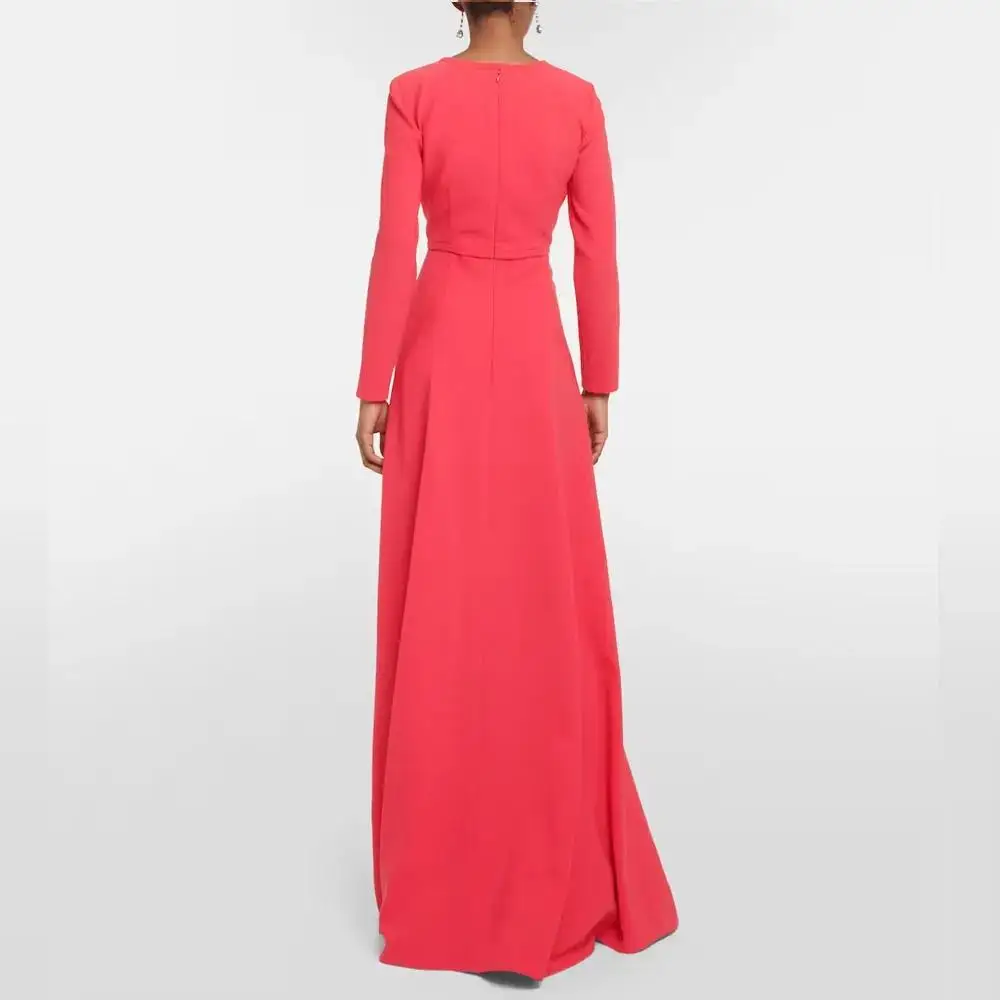 Maßgeschneidertes Kleid, bodenlang, luxuriöses Geburtstags-Abendkleid, volle Ärmel, Sommer, elegante Hochzeits-Party-Kleider für Frauen, Arabisch