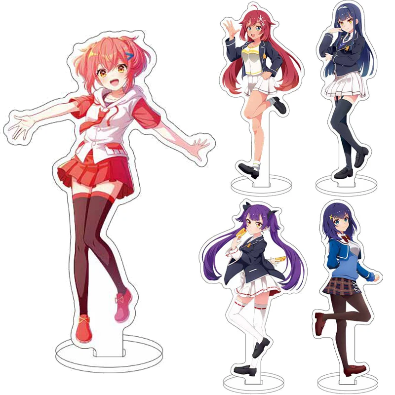 16CM Anime World Dai Star Figur Akane Funo Shizuka Katrina Griebel Yae Niitsuma Ninko Toneri Acryl-Ständer Cosplay-Ornamente Geschenke