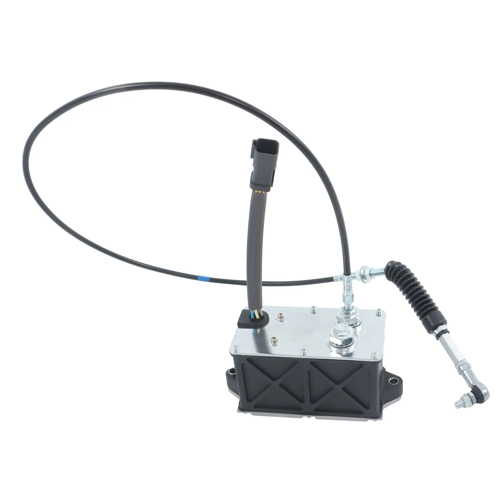 

XCWoOshop 106-0126 6 Pins Plug Single Cable Throttle Motor Stepper Governor Replacement for Caterpillar Excavator 315B 317B 318B